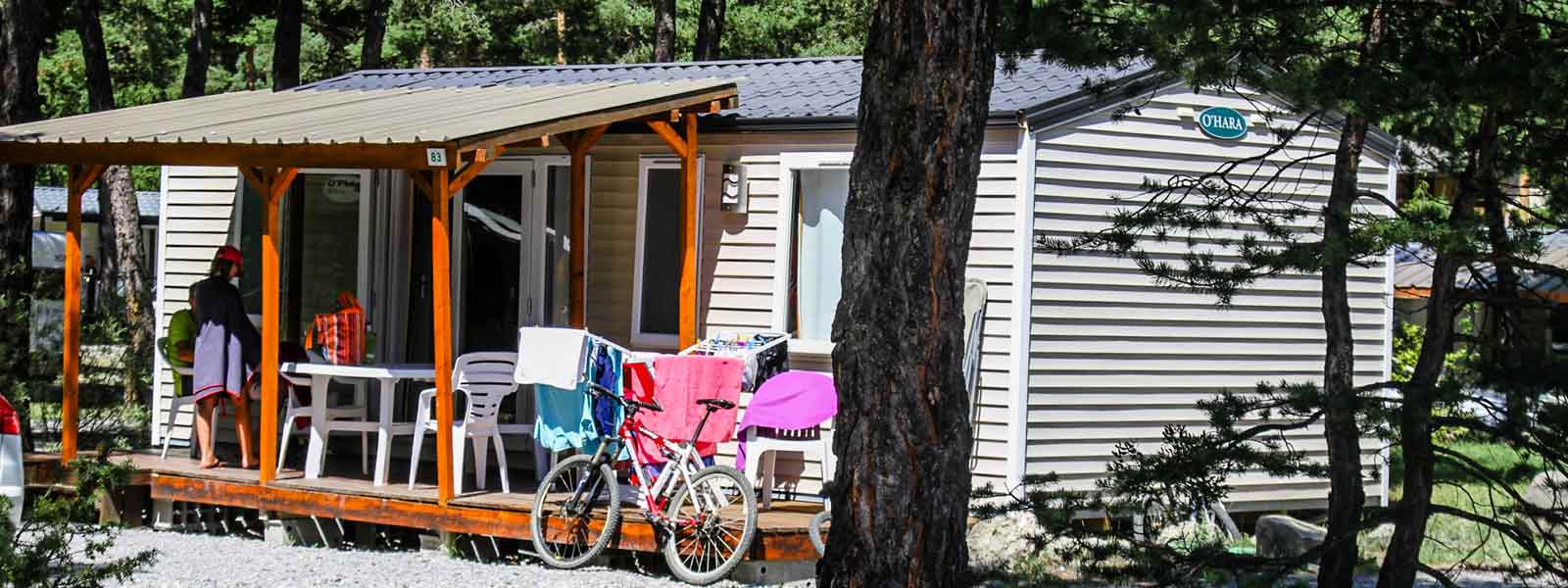 location de mobil-home dans camping alpes