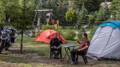 camping pour moto en provence