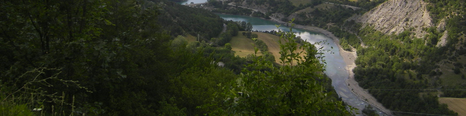 Camping en bord de rivière de l’Ubaye