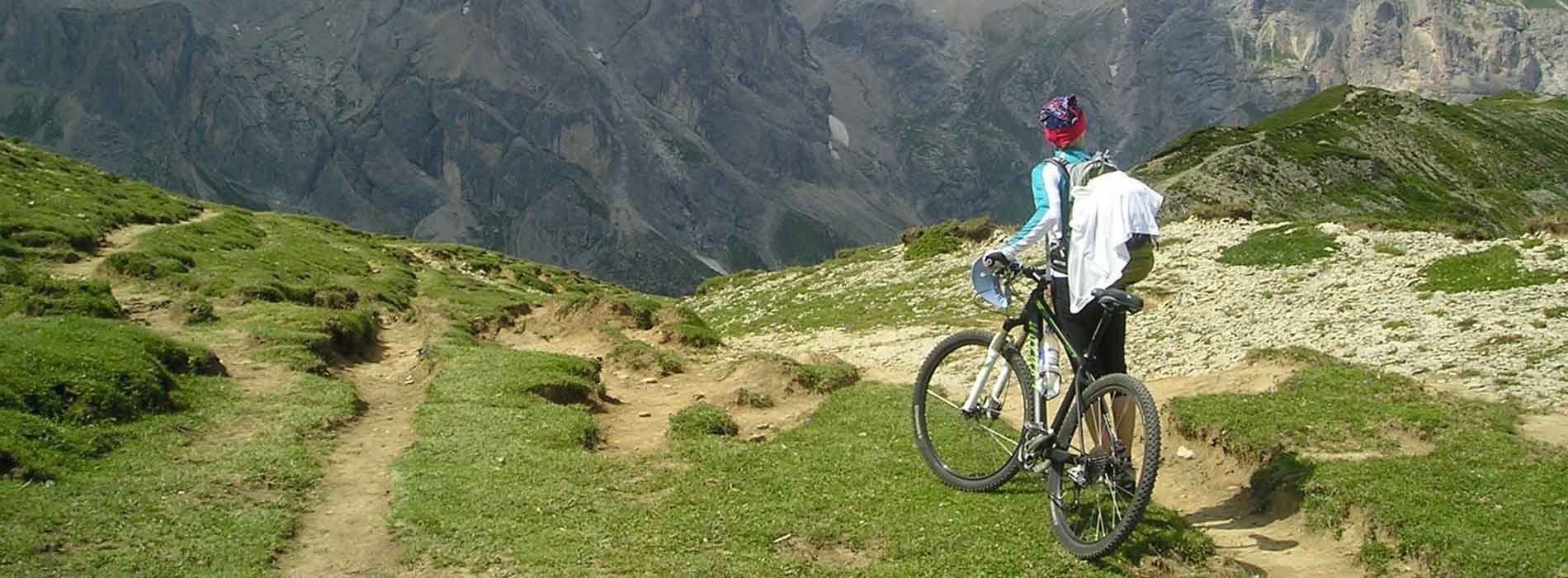 VTT dans la vallée de l'Ubaye