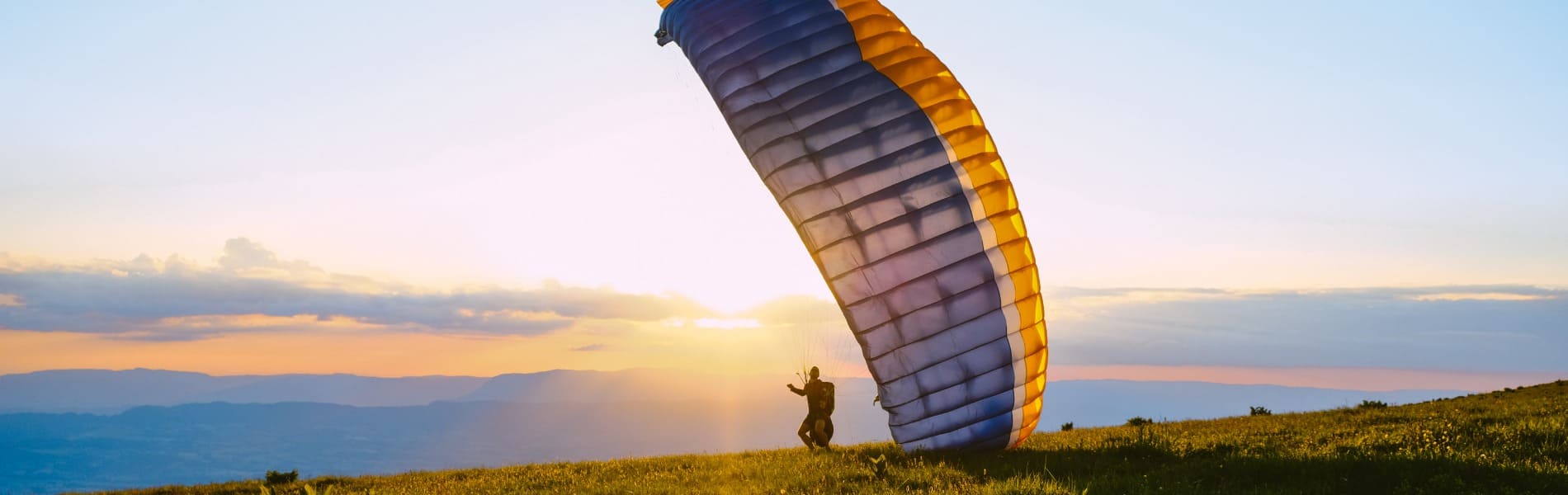 Départe en parapente dans les Alpes de Haute Provence