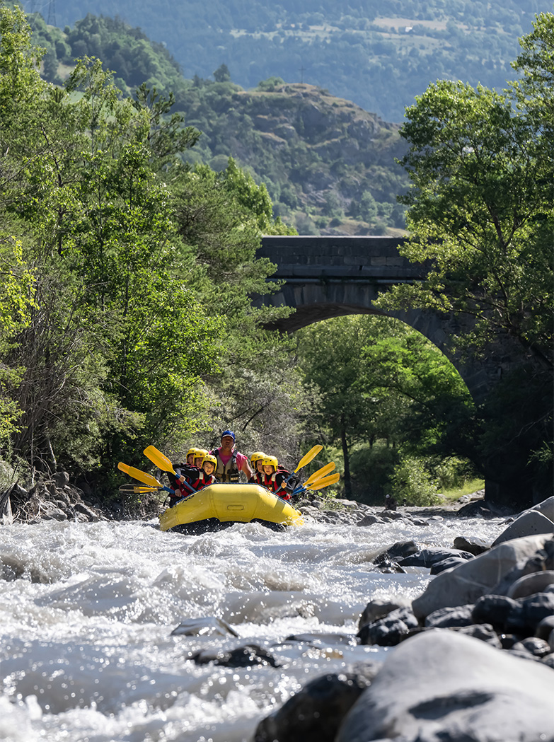 rafting on the ubaye